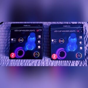 LED Cup Holder Lights - Blue